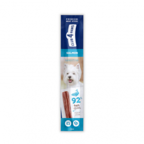 Високопротеиново лакомство за кучета с чувствително храносмилане CLUB 4 PAWS Premium meaty stick Salmon месен стик със сьомга